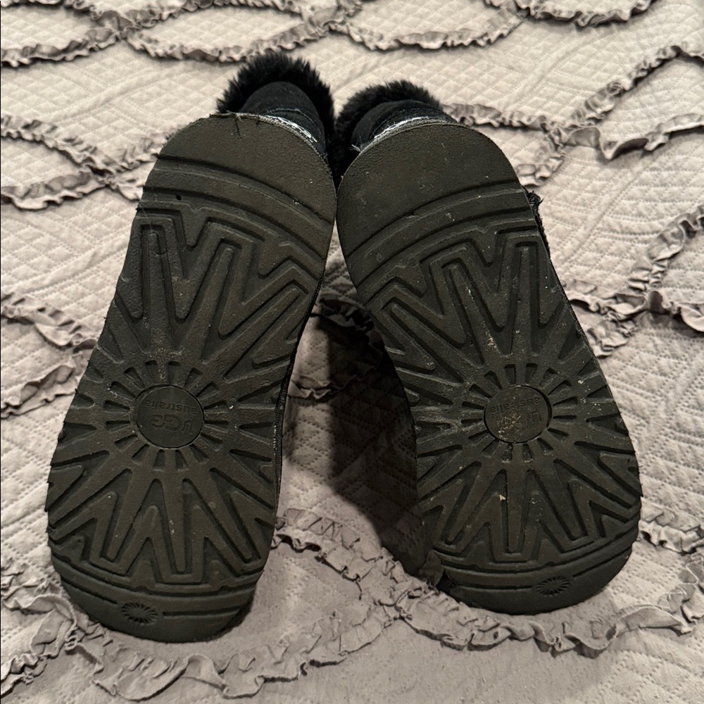 UGG Black Suede Boots - Picture 4 of 5